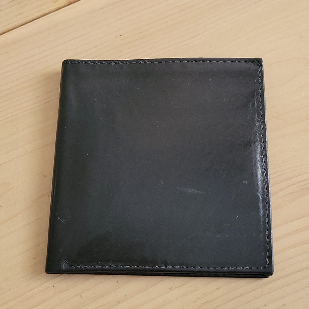 John Henry Vintage Black Lambskin Wallet